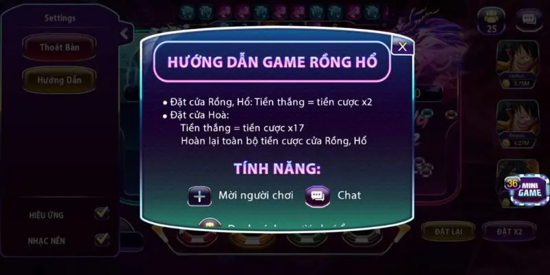 Để xác định thắng thua cần nắm rõ quy luật